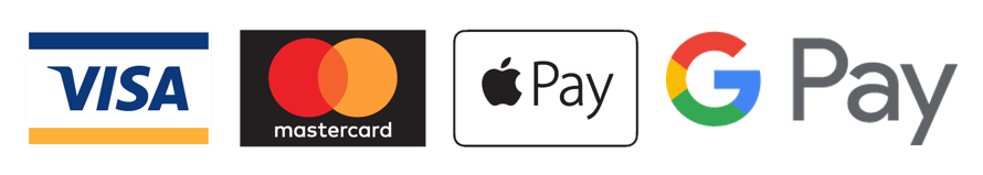 Visa Mastercard Google Pay Apple Pay
